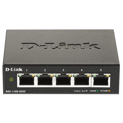 Switch D Link 5 Puertos 10 100 1000 Gestion Easy S